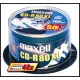 Maxell CD-R 80min 700MB 50 Discs, Spindle, 700 MB, 48 X
